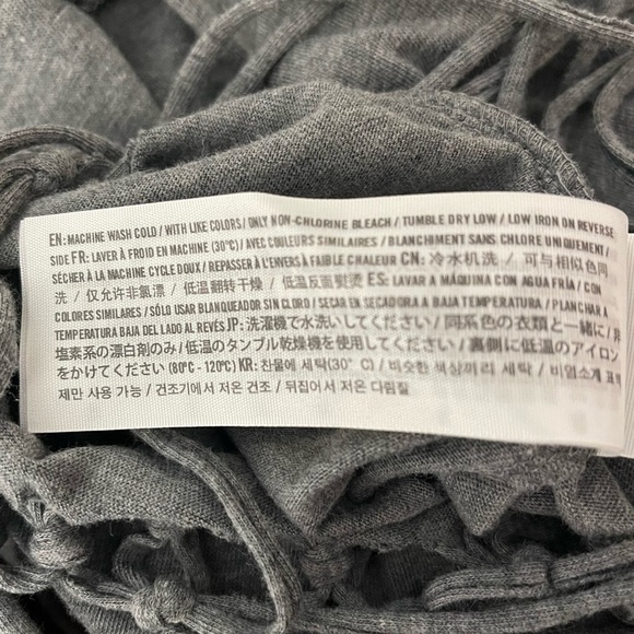 Hollister Gray and Teal Summer Daze Boho Festival Fringe Tank Top - Picture 8 of 10